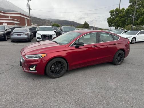 Ruby Red Metallic Tinted Clearcoat 2019 Ford Fusion Titanium