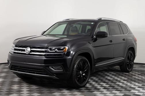 Deep Black Pearl Effect 2019 Volkswagen Atlas 3.6L SEL Premium