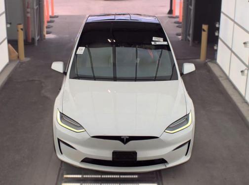Pearl White Multi 2023 Tesla Model X Standard Range
