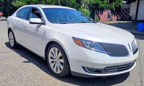 White Platinum Metallic Tri-Coat 2013 Lincoln MKS EcoBoost