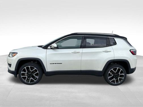 Pearl White Tri-Coat 2018 Jeep Compass Limited