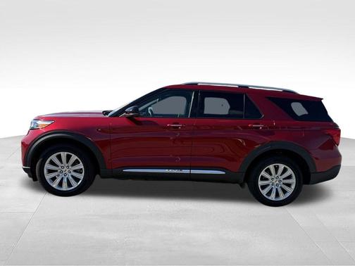 Red 2020 Ford Explorer Limited
