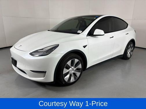 White 2021 Tesla Model Y Long Range