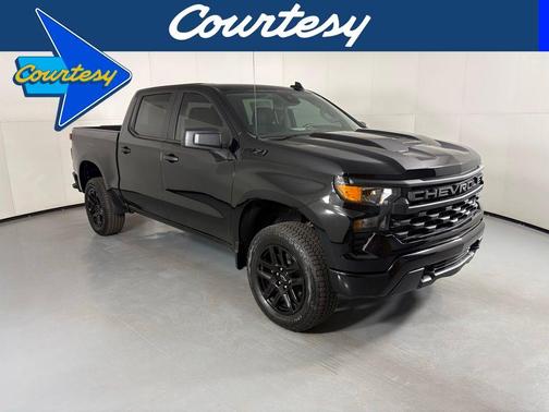 Black 2026 Chevrolet Silverado 1500 Custom Trail Boss