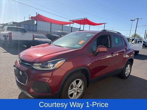 Crimson Metallic 2021 Chevrolet Trax LT