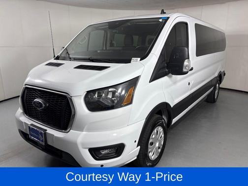 Oxford White 2024 Ford Transit-350 XLT
