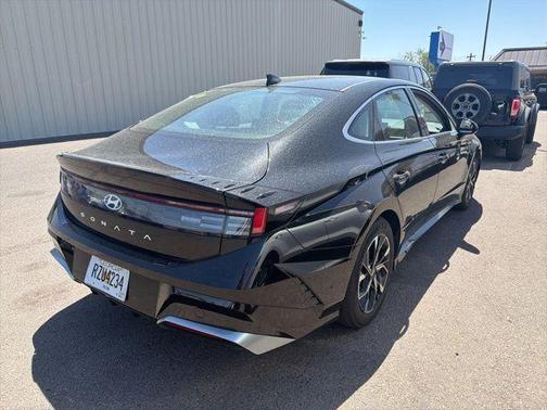Black 2025 Hyundai SONATA SEL