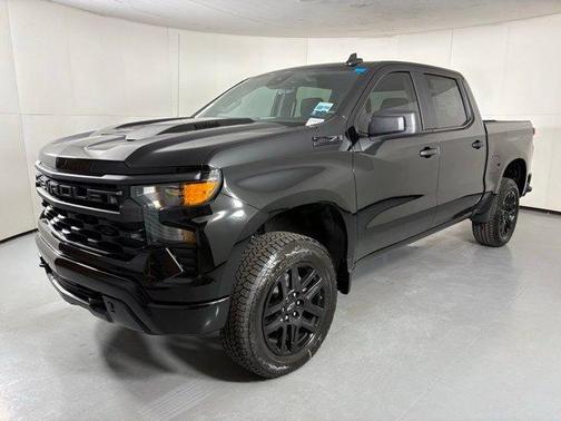Black 2026 Chevrolet Silverado 1500 Custom Trail Boss