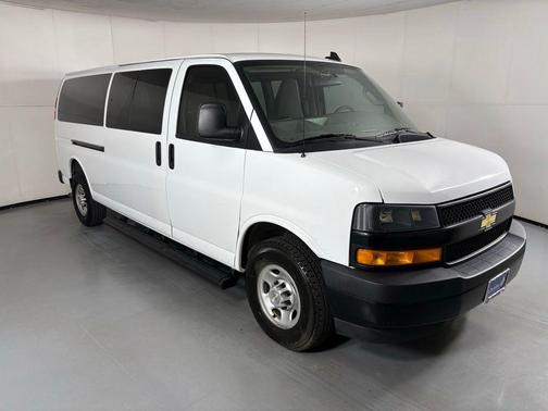Summit White 2023 Chevrolet Express 3500 LS