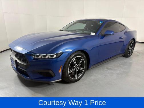 Atlas Blue Metallic 2024 Ford Mustang EcoBoost