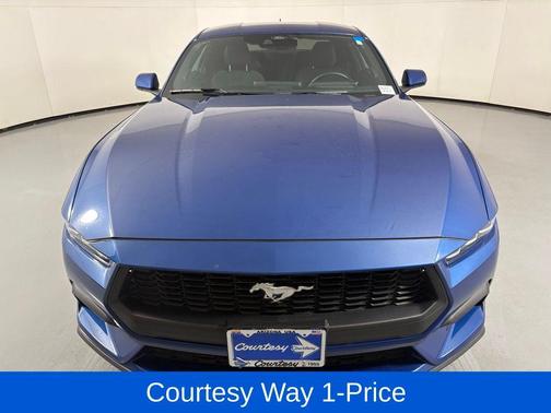 Atlas Blue Metallic 2024 Ford Mustang EcoBoost