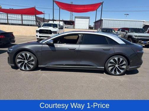 Gray 2022 Lucid Air Grand Touring