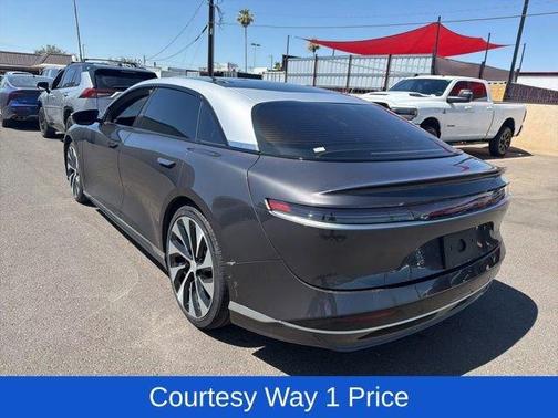 Gray 2022 Lucid Air Grand Touring