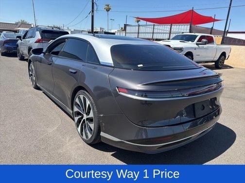 Gray 2022 Lucid Air Grand Touring