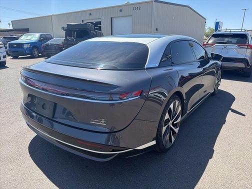 Gray 2022 Lucid Air Grand Touring