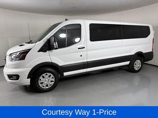 Oxford White 2023 Ford Transit-350 XLT