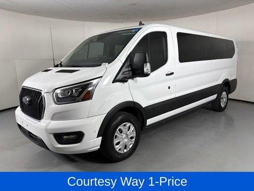 Oxford White 2023 Ford Transit-350 XLT