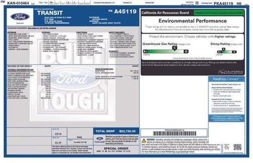 Oxford White 2023 Ford Transit-350 XLT