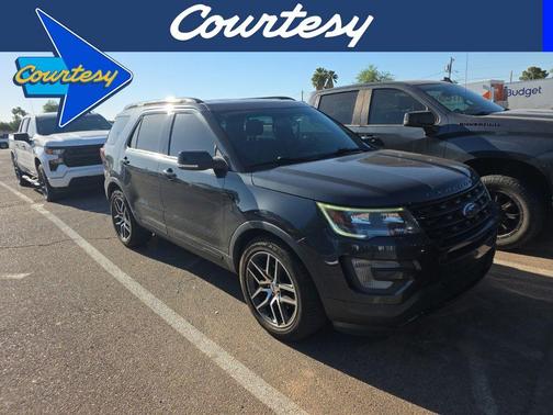 Quartz Metallic 2017 Ford Explorer sport