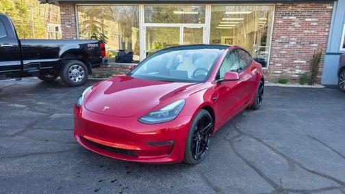 Red 2022 Tesla Model 3 Performance