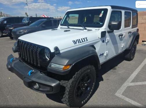 White 2023 Jeep Wrangler 4xe Base