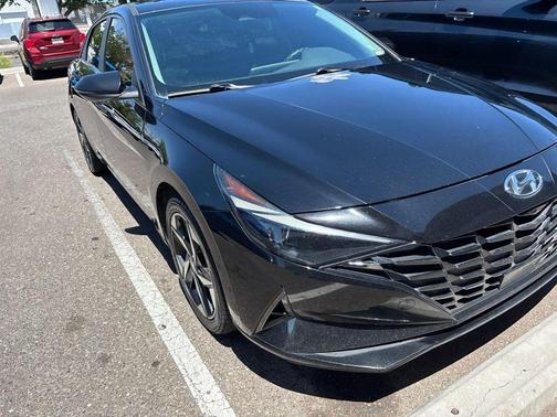 Black 2023 Hyundai ELANTRA HEV Limited