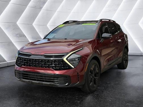 Red 2025 Kia Sportage X-Line
