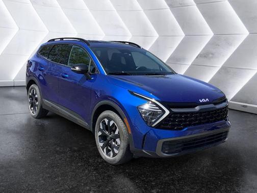 Blue 2024 Kia Sportage X-Line
