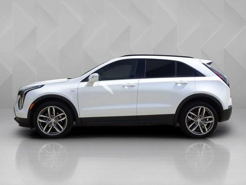 Crystal White Tricoat 2023 Cadillac XT4 AWD Sport