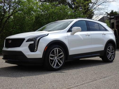 Crystal White Tricoat 2023 Cadillac XT4 AWD Sport