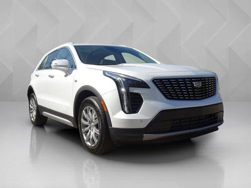 Crystal White Tricoat 2023 Cadillac XT4 AWD Premium Luxury