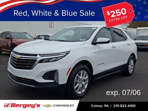 Summit White 2024 Chevrolet Equinox LT