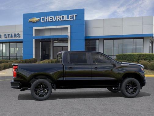 Black 2026 Chevrolet Silverado 1500 Custom