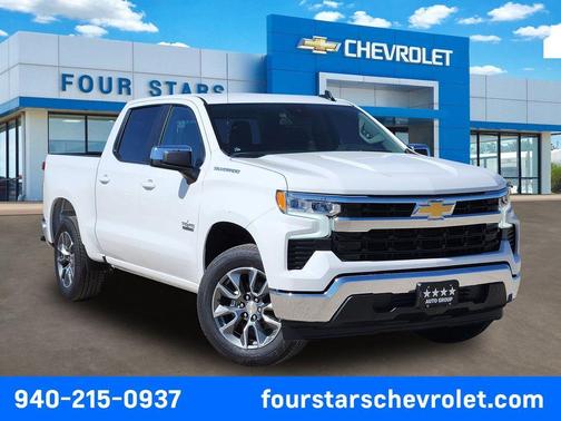 Summit White 2026 Chevrolet Silverado 1500 LT