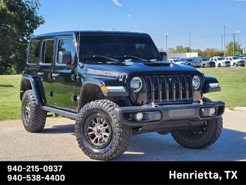 Black Clearcoat 2022 Jeep Wrangler Unlimited Rubicon 392