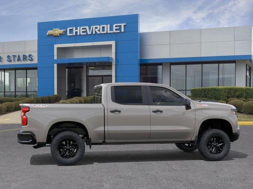 White Sand 2026 Chevrolet Silverado 1500 Custom Trail Boss
