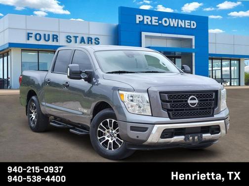 Gun Metallic 2024 Nissan Titan SV