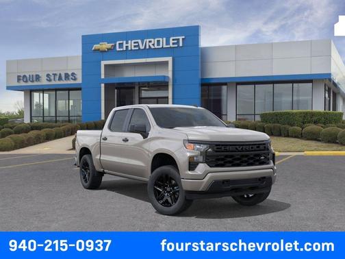 White Sand 2026 Chevrolet Silverado 1500 Custom