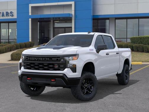 Summit White 2026 Chevrolet Silverado 1500 Custom Trail Boss