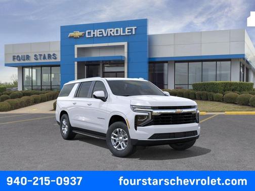 Summit White 2026 Chevrolet Suburban LS