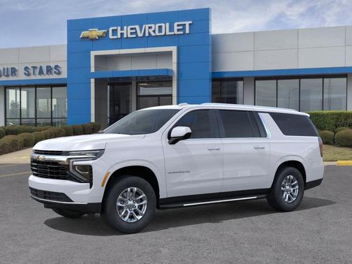 Summit White 2026 Chevrolet Suburban LS