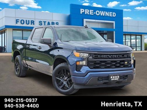 Northsky Blue Metallic 2022 Chevrolet Silverado 1500 Custom