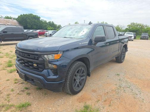 Northsky Blue Metallic 2022 Chevrolet Silverado 1500 Custom