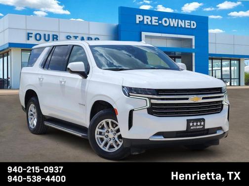 Summit White 2021 Chevrolet Tahoe LT