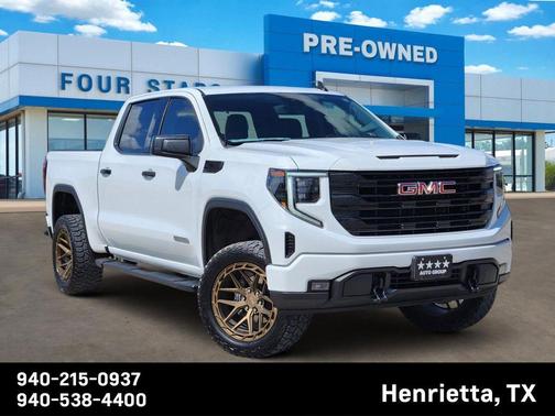 Summit White 2023 GMC Sierra 1500 Elevation