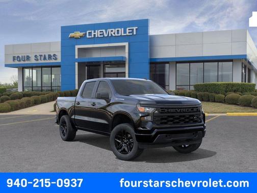 Black 2026 Chevrolet Silverado 1500 Custom