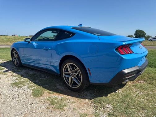 Grabber Blue 2025 Ford Mustang EcoBoost Premium