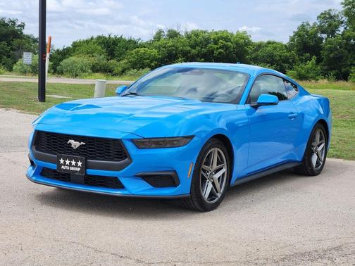 Grabber Blue 2025 Ford Mustang EcoBoost Premium