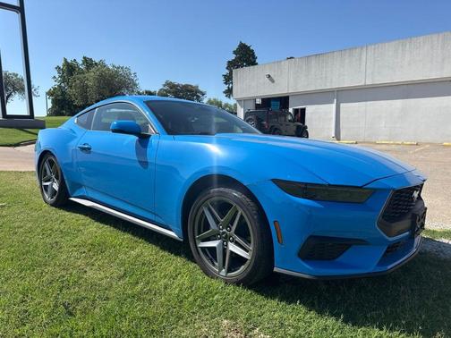 Grabber Blue 2025 Ford Mustang EcoBoost Premium