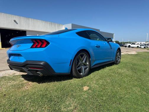 Grabber Blue 2025 Ford Mustang EcoBoost Premium